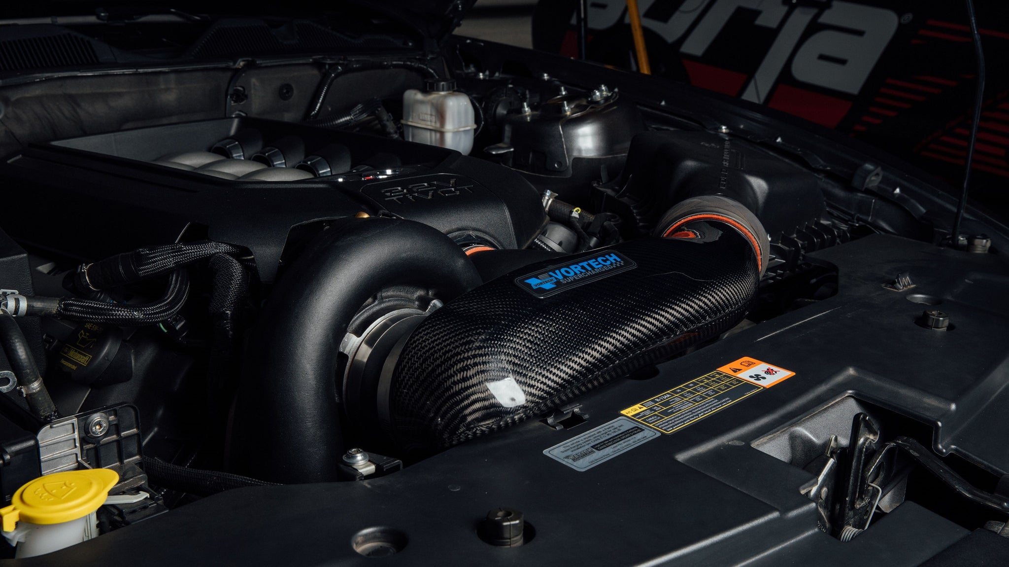 Vortech Superchargers Carbon Fiber Air Inlet Ducts Now Available for 2011-2014 5.0L Mustangs