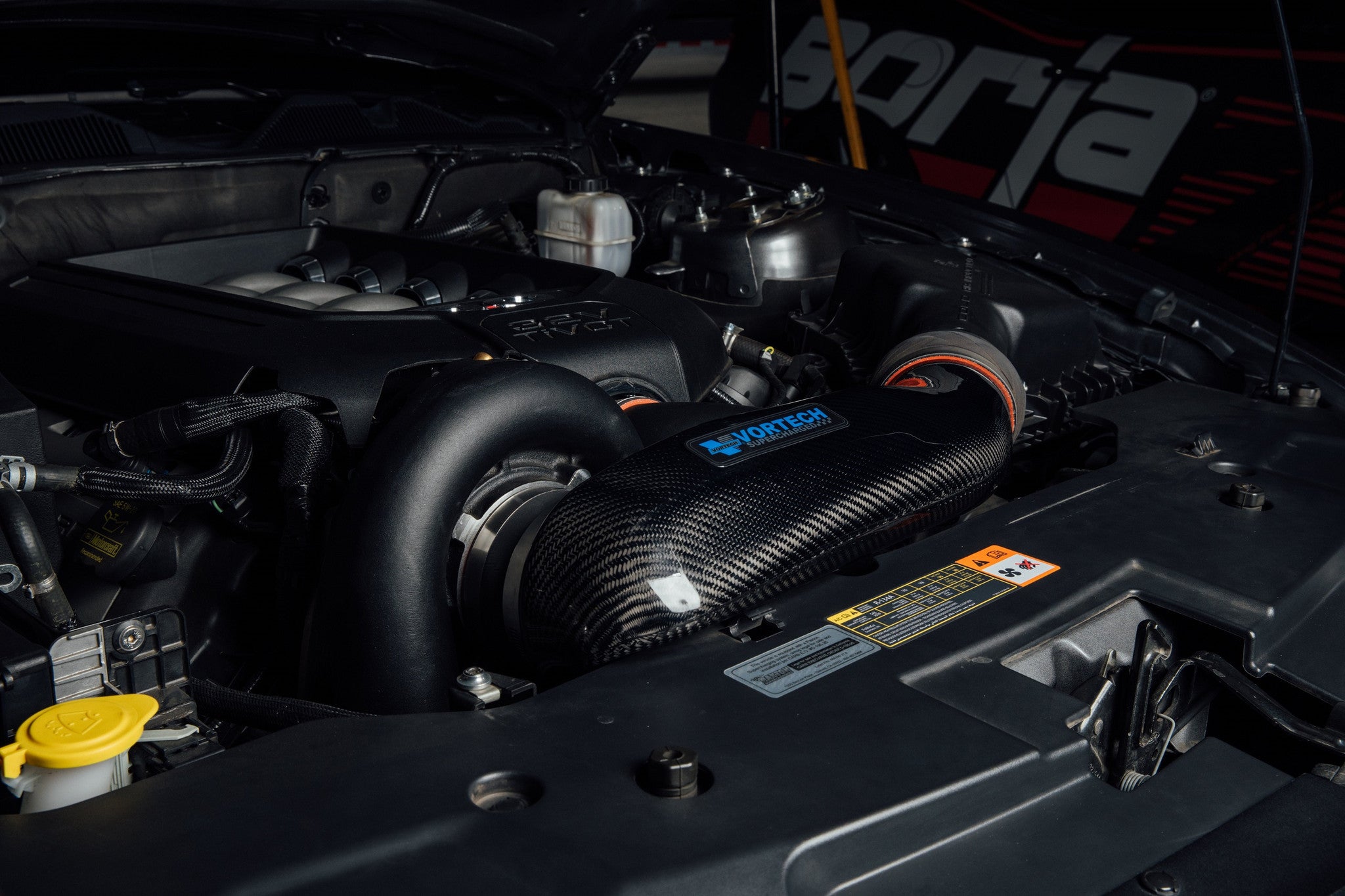 Vortech Superchargers Carbon Fiber Air Inlet Ducts Now Available for 2011-2014 5.0L Mustangs