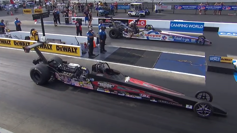 Vortech Racer Danny Nelson once again wins NHRA Top Dragster at zMAX