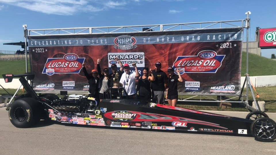 Vortech Racer, Danny Nelson takes NHRA Top Dragster win in Topeka, KS