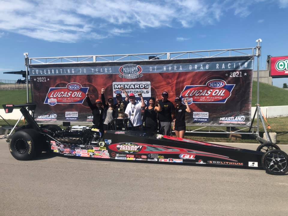 Vortech Racer, Danny Nelson takes NHRA Top Dragster win in Topeka, KS