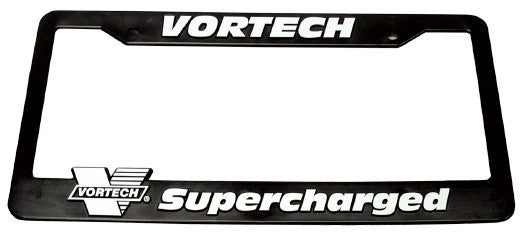 "Vortech Supercharged" License Plate Frame